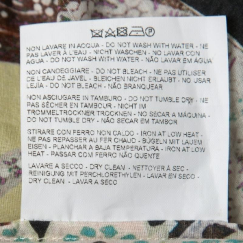 Etro Mehrfarbige übergroße Bluse aus Baumwolle in Übergröße M im Zustand „Gut“ im Angebot in Dubai, Al Qouz 2