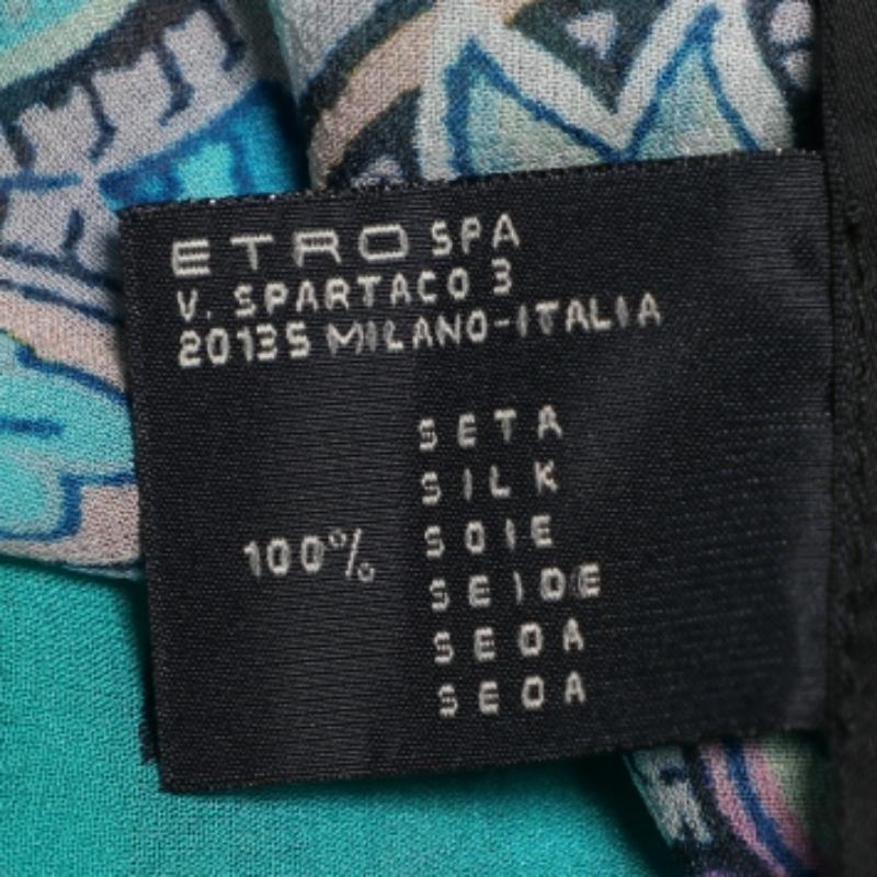 Couverture de plage en soie imprimée multicolore Paisley d'Etro (taille unique) en vente 1