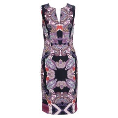 Etro Multicolor Paisley Printed Sleeveless Midi Dress S