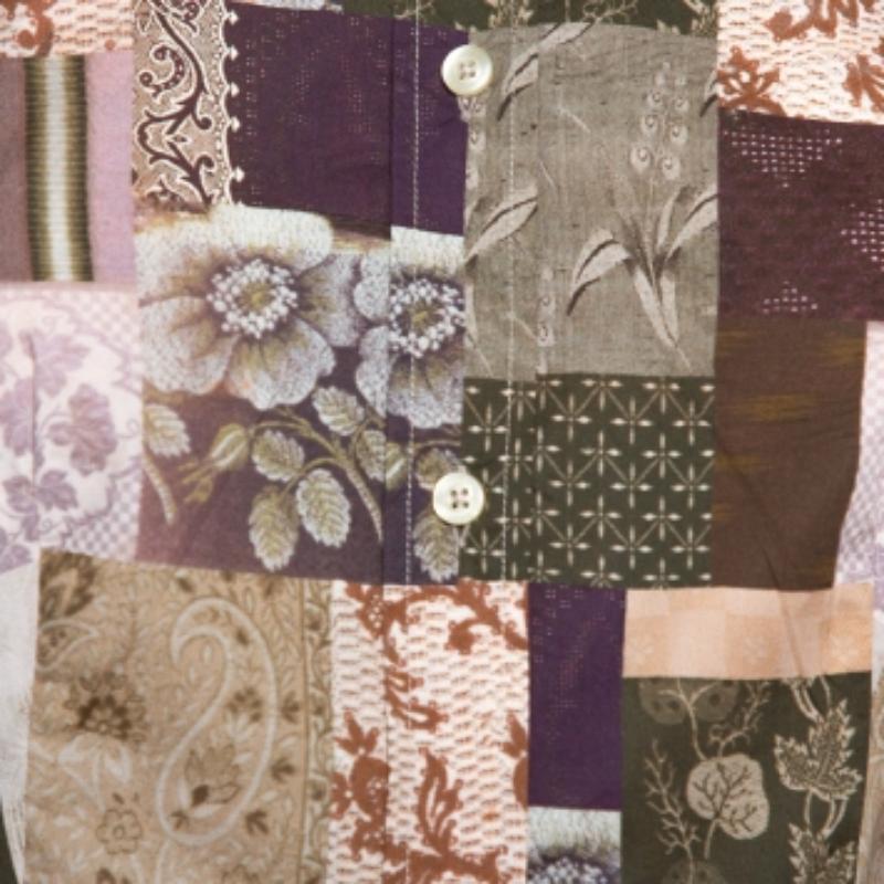 Beautifully made from a cotton blend, this Etro shirt is designed with paisley prints in a patchwork effect, front buttons, long sleeves, and a simple collar. The comfortable creation will surely add a luxe touch to your wardrobe.