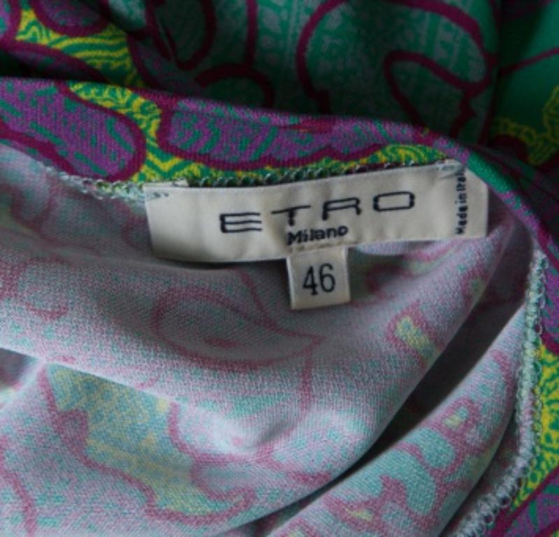Donna Etro - Top stampato con motivo paisley multicolore - L.L. in vendita