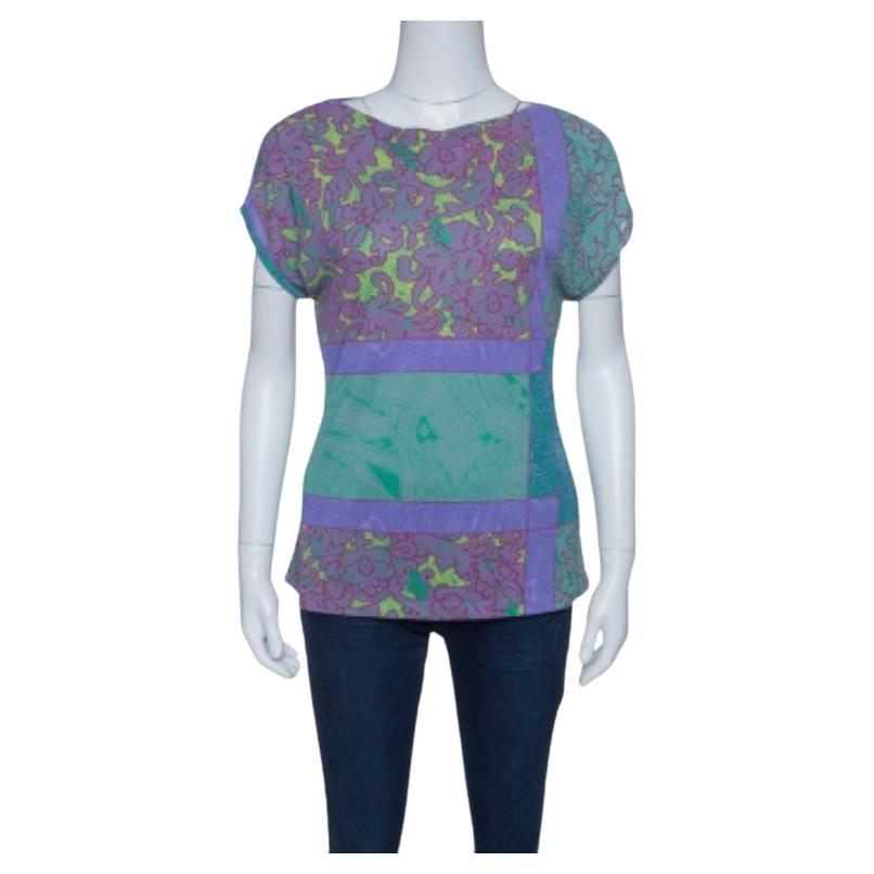 Etro - Top stampato con motivo paisley multicolore - L.L.