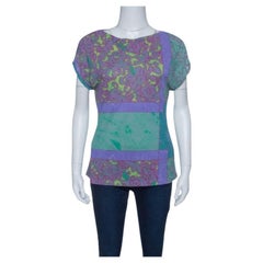 Etro Multicolor Paisley Printed Top L