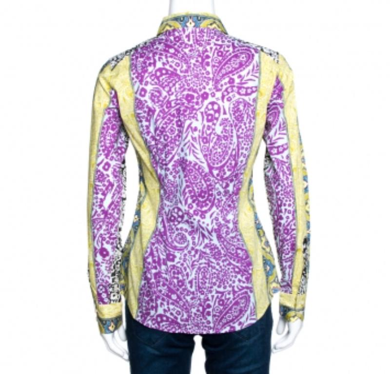 Explora Etro para encontrar prendas básicas elegantes. Esta camisa con estampado paisley representa la moda minimalista. Cortado a medida, está confeccionado con algodón ligero y transpirable que te garantiza una comodidad duradera. Sofisticada y