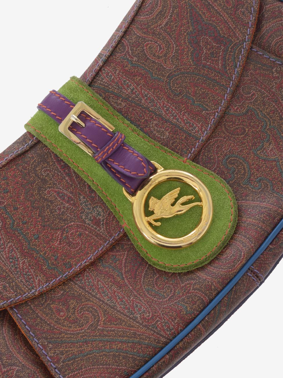 Etro Multicolor Patterned Shoulder Bag For Sale 1