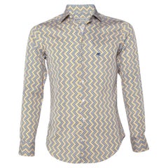 Etro - Chemise boutonnée en coton imprimé multicolore M