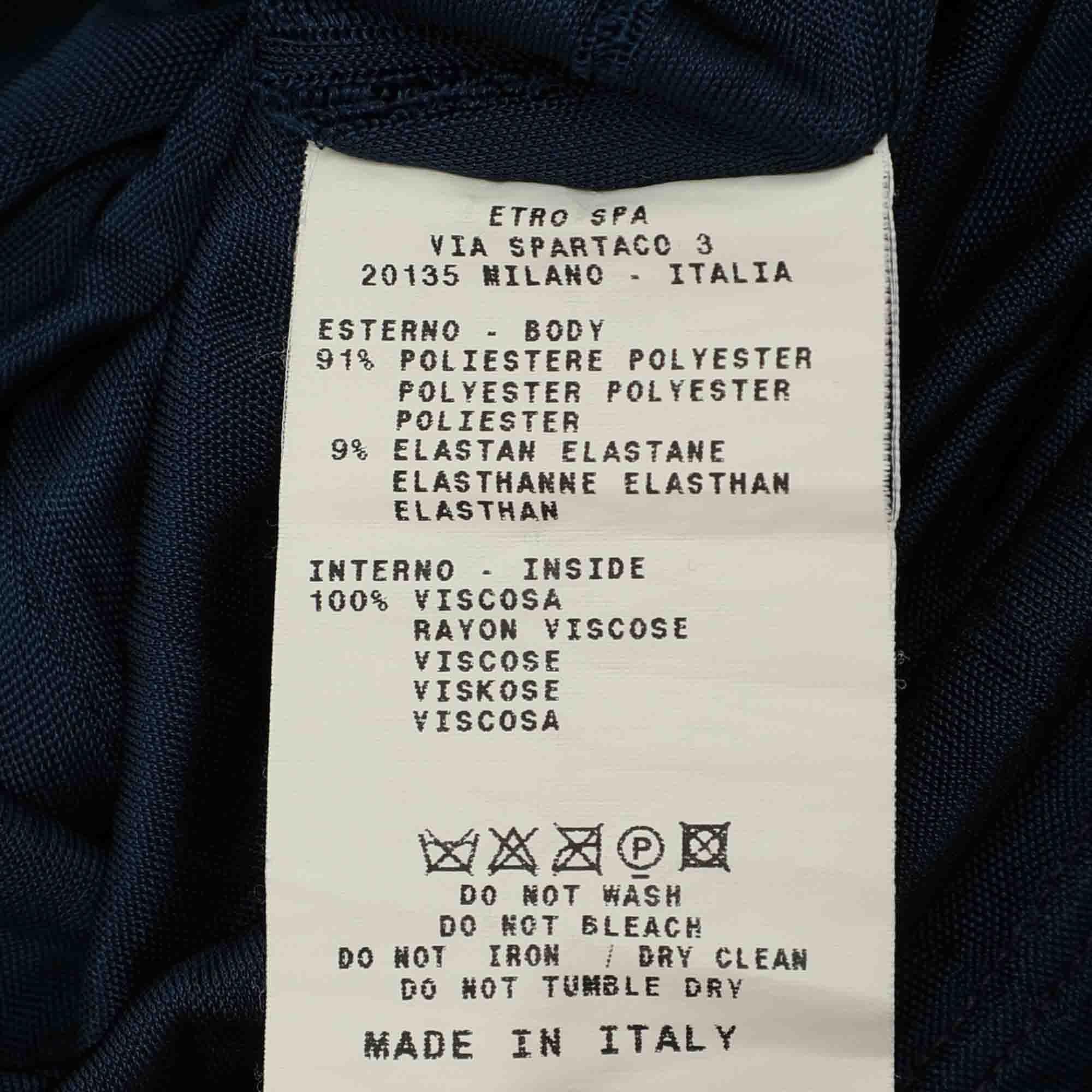 Etro - Mini robe en jersey imprimé multicolore M Pour femmes en vente