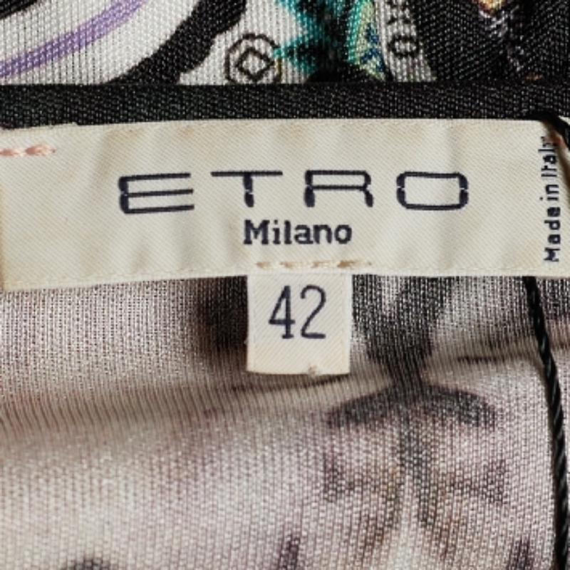 Etro Vestido de punto estampado multicolor M en Bueno estado para la venta en Dubai, Al Qouz 2