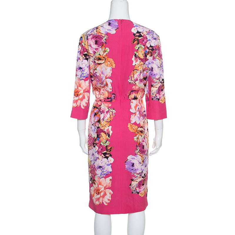 This faux wrap dress from Etro is so beautiful, you'll look stylish every time you slip into it. Flaunting a round neck, mid sleeves and signature prints, this dress will give you a fabulous appearance. All you got to do is team it with a pair of