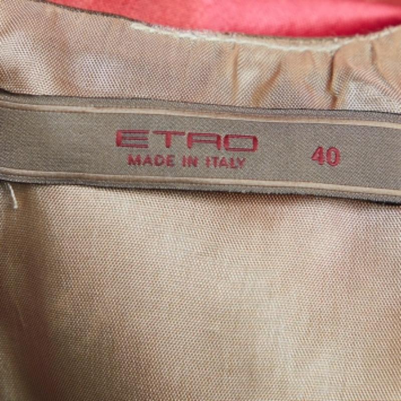 Etro Top sans manches en satin multicolore S Bon état - En vente à Dubai, Al Qouz 2