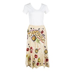 Etro Multicolour Sequin Embellished Midi Skirt M