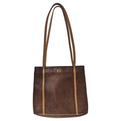 Etro multicoloured leather shoulder bag
