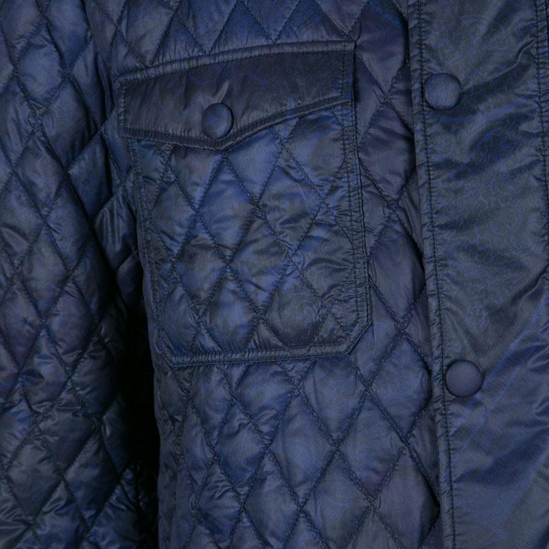 Etro Paisley Diamond Quilted Bomber Jacket RRP Lampo RARE
