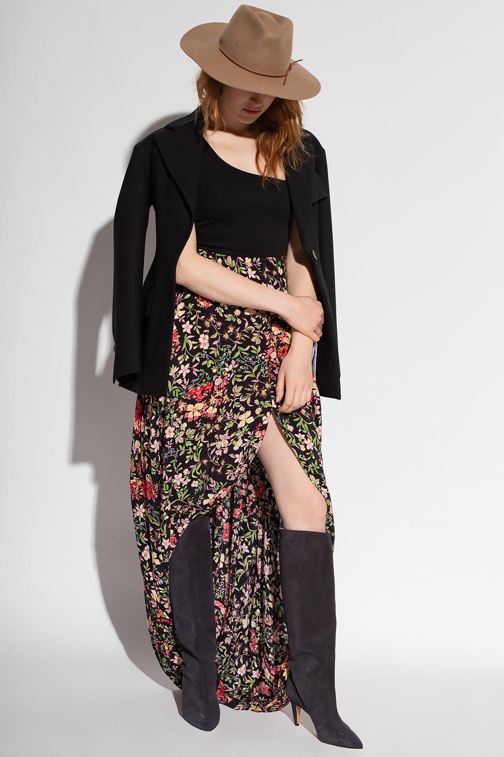 Women's Etro One Shoulder Floral Print Dress Size 42 NWT For Sale