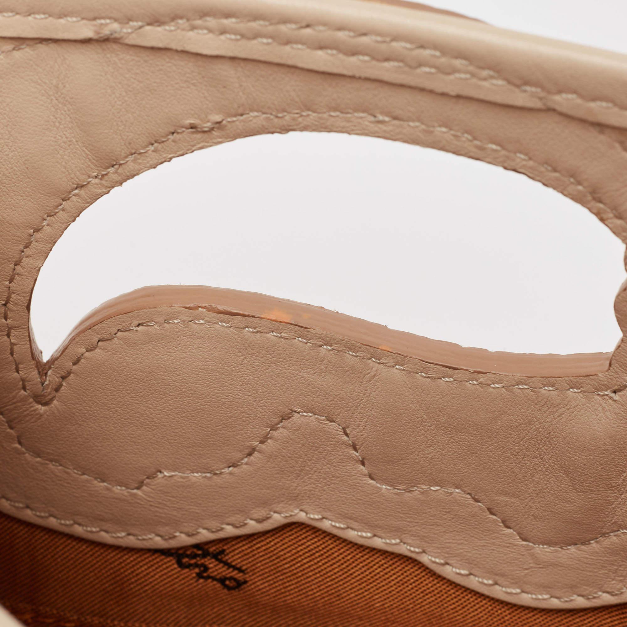 Etro Paisley Coated Canvas, Python Embossed and Leather Crossbody Bag 8