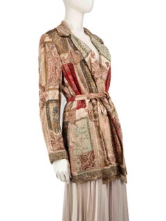 Etro Paisley & Floral Print Velvet Jacket Size XL