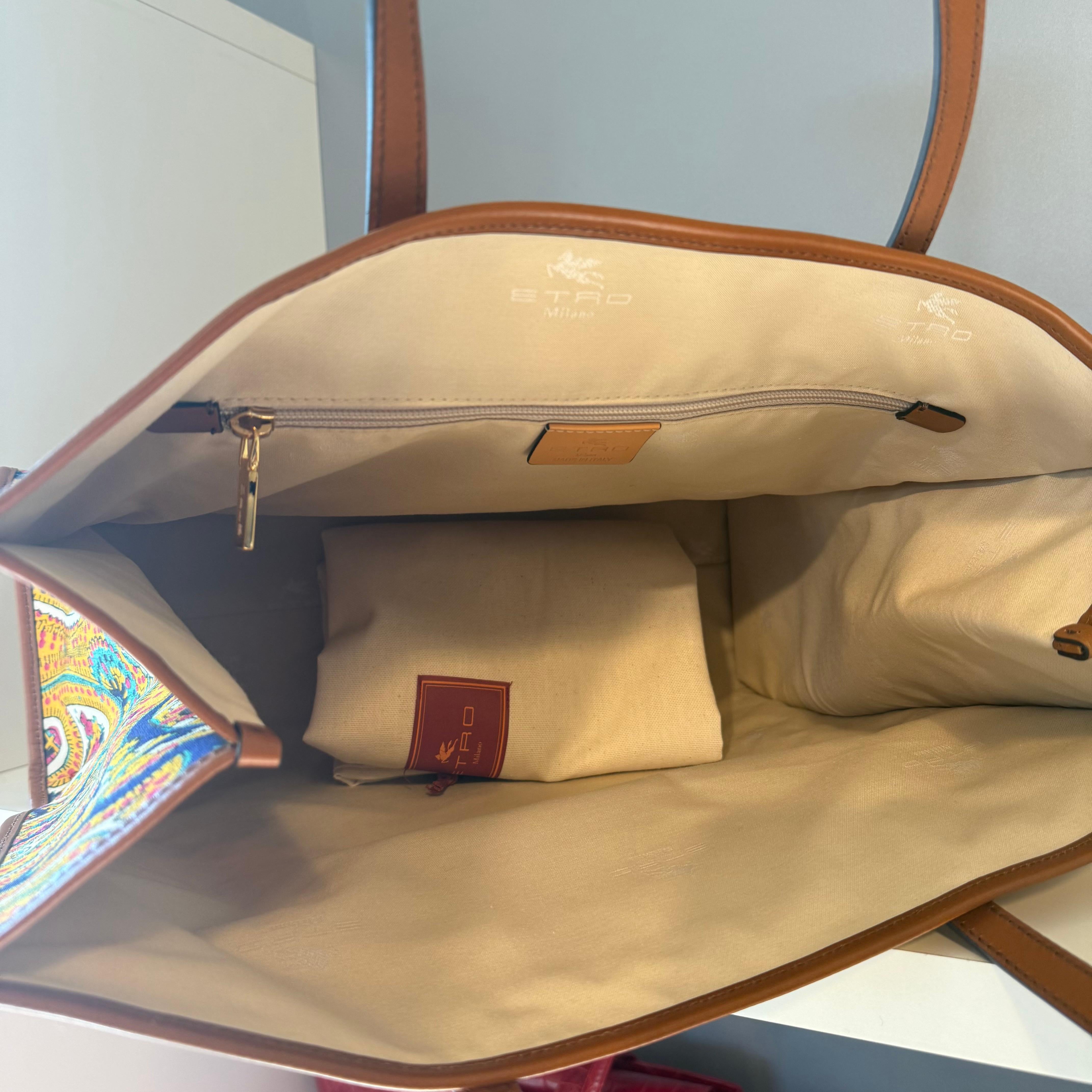Etro Paisley Globetrotter Shopping Bag 2