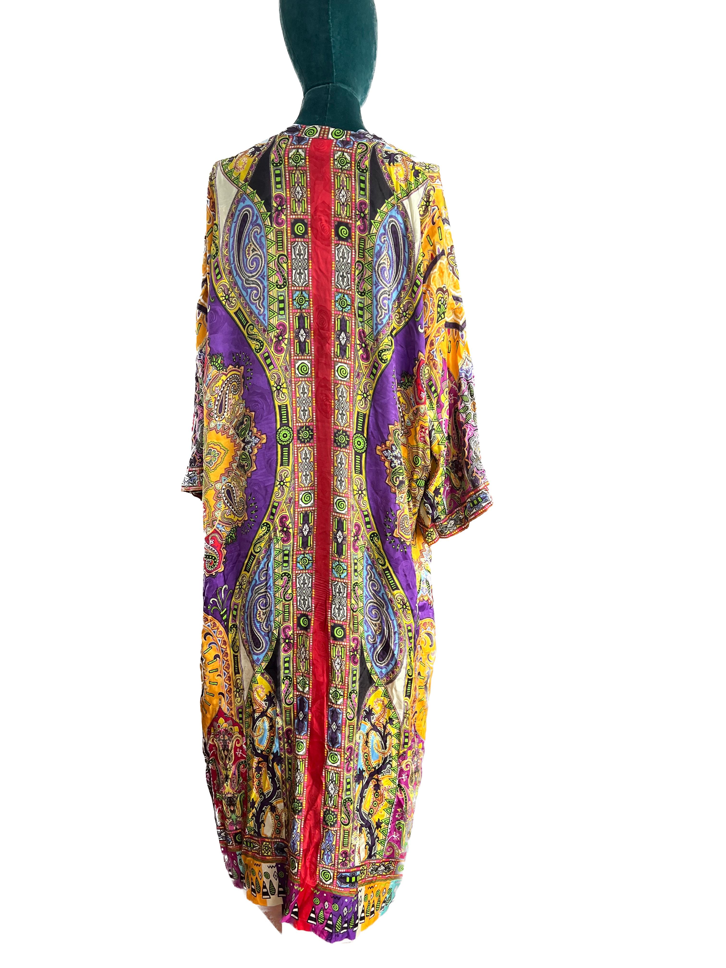 Etro Paisley Kaftan  In Good Condition For Sale In Toronto, CA