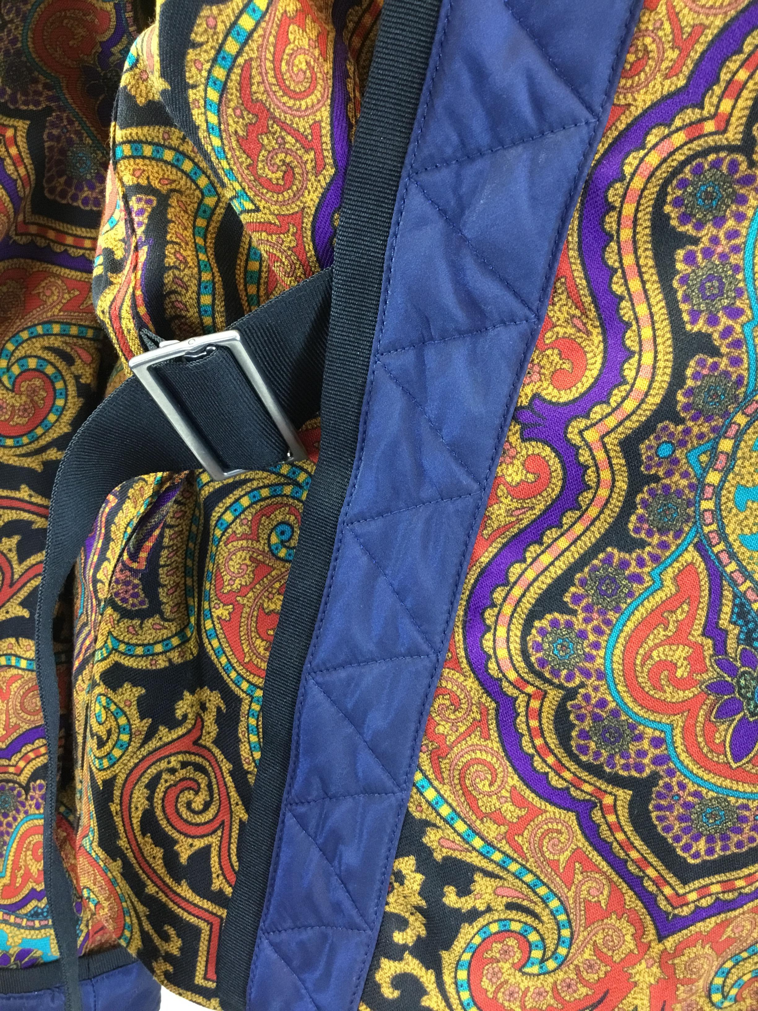 Etro Paisley Print Jacket with Quilted Trim NWT For Sale 1