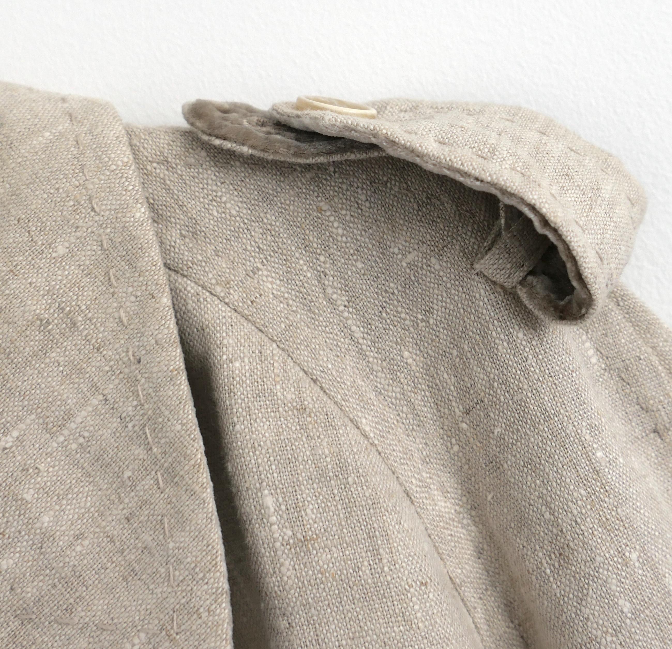 Etro Paisley Print Linren Trenchcoat MAC. Damen im Angebot
