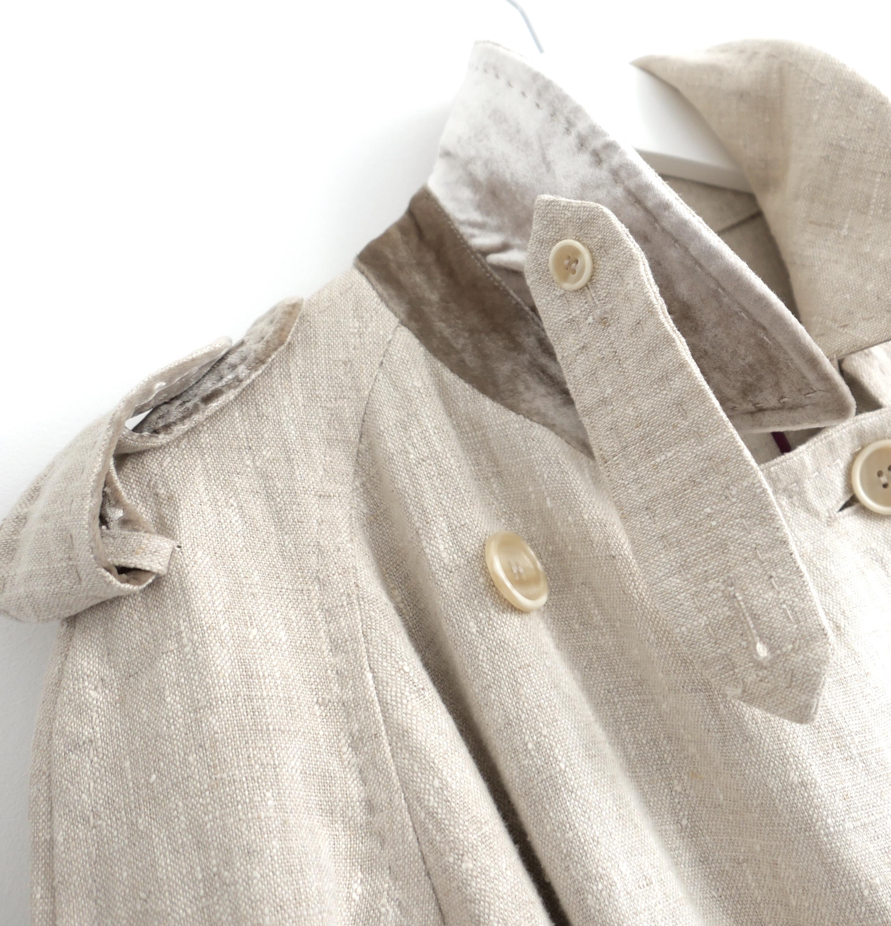 Etro Paisley Print Linren Trenchcoat MAC. im Angebot 3