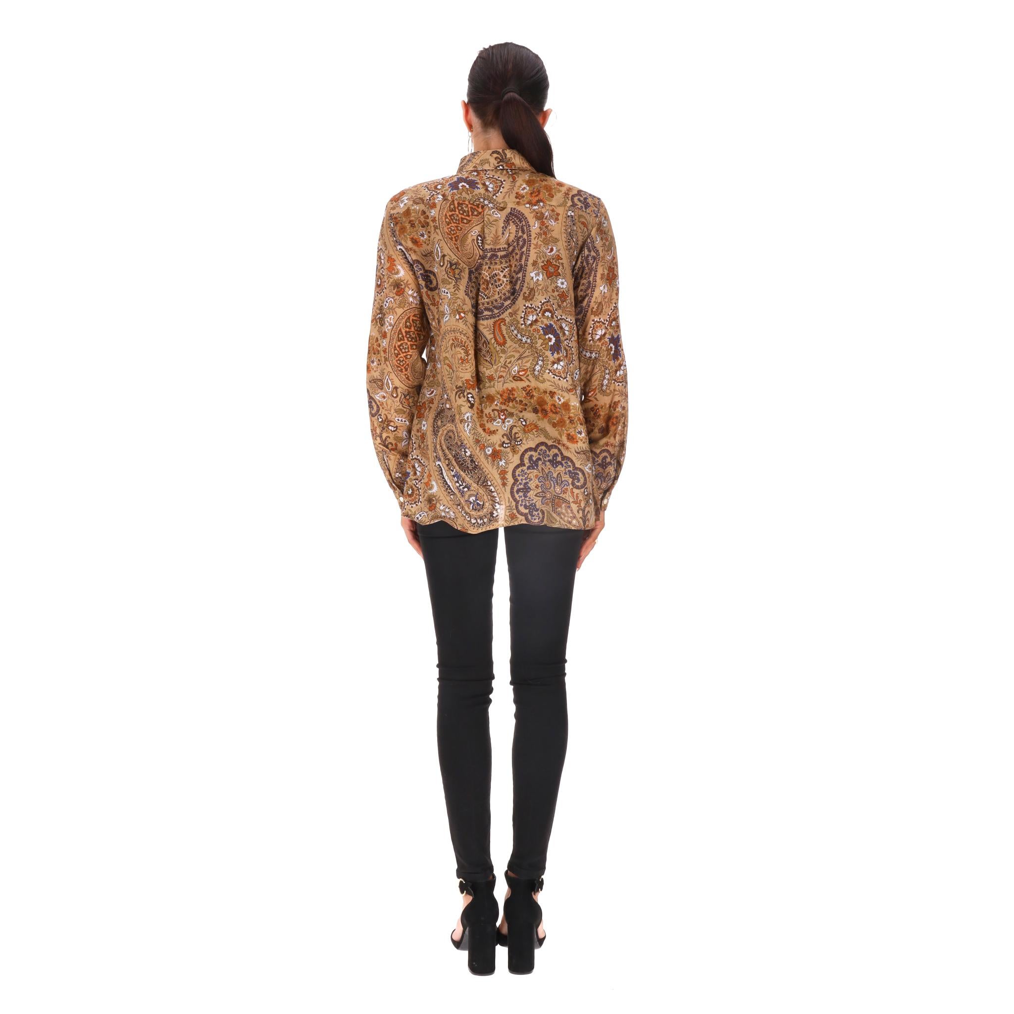 Etro - Chemise à imprimé cachemire Excellent état - En vente à London, GB