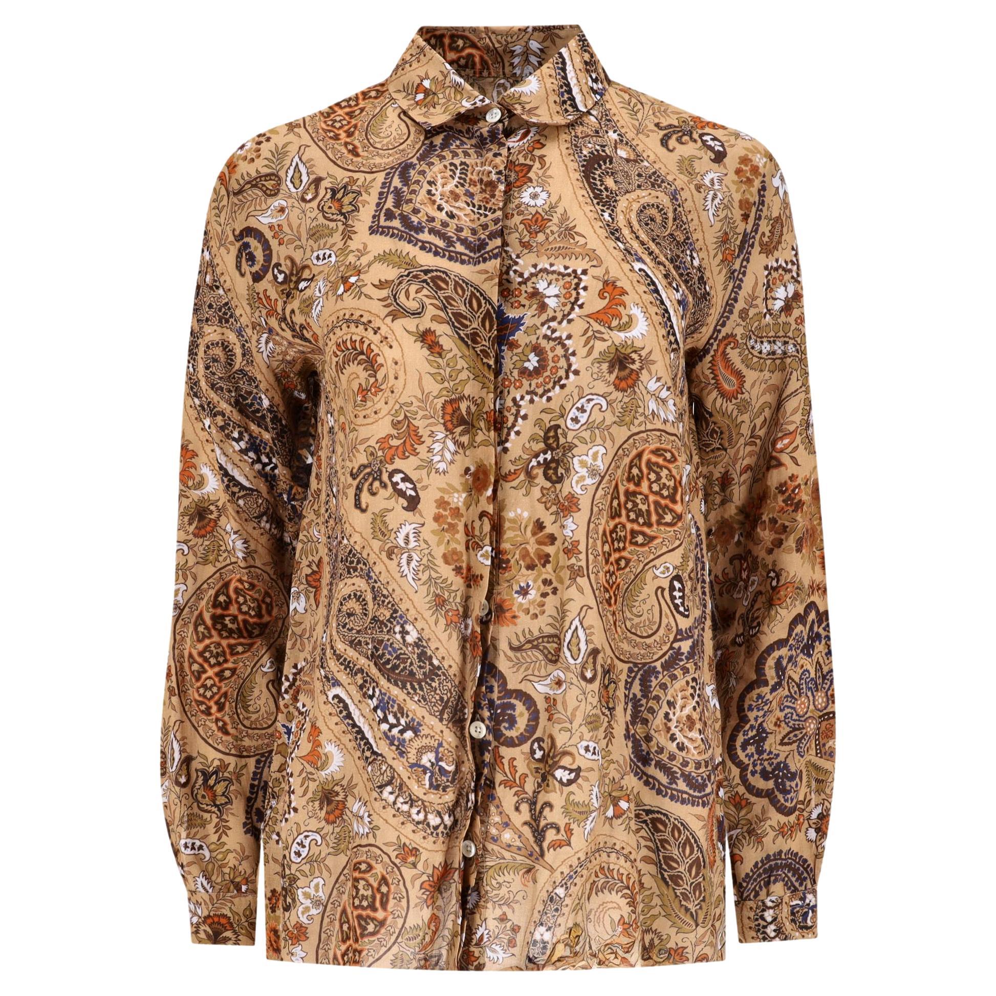 Etro - Chemise à imprimé cachemire en vente
