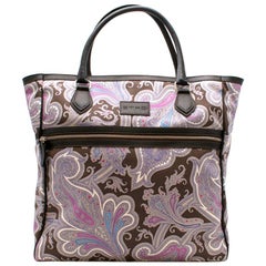 Etro Paisley Print Shoulder Tote Bag 