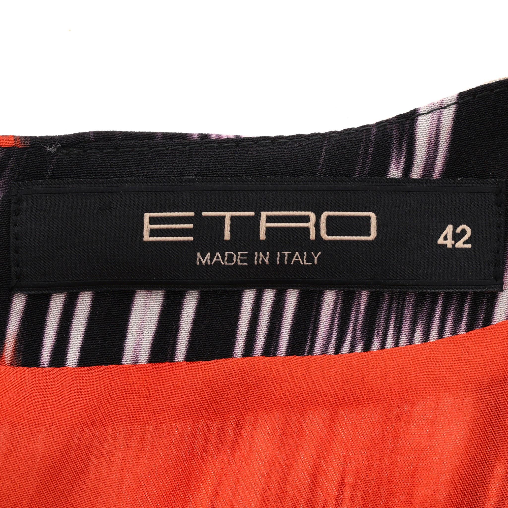 Etro Paisley Print Silk Maxi Dress 2