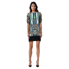 Robe à manches courtes à motifs Etro Taille S