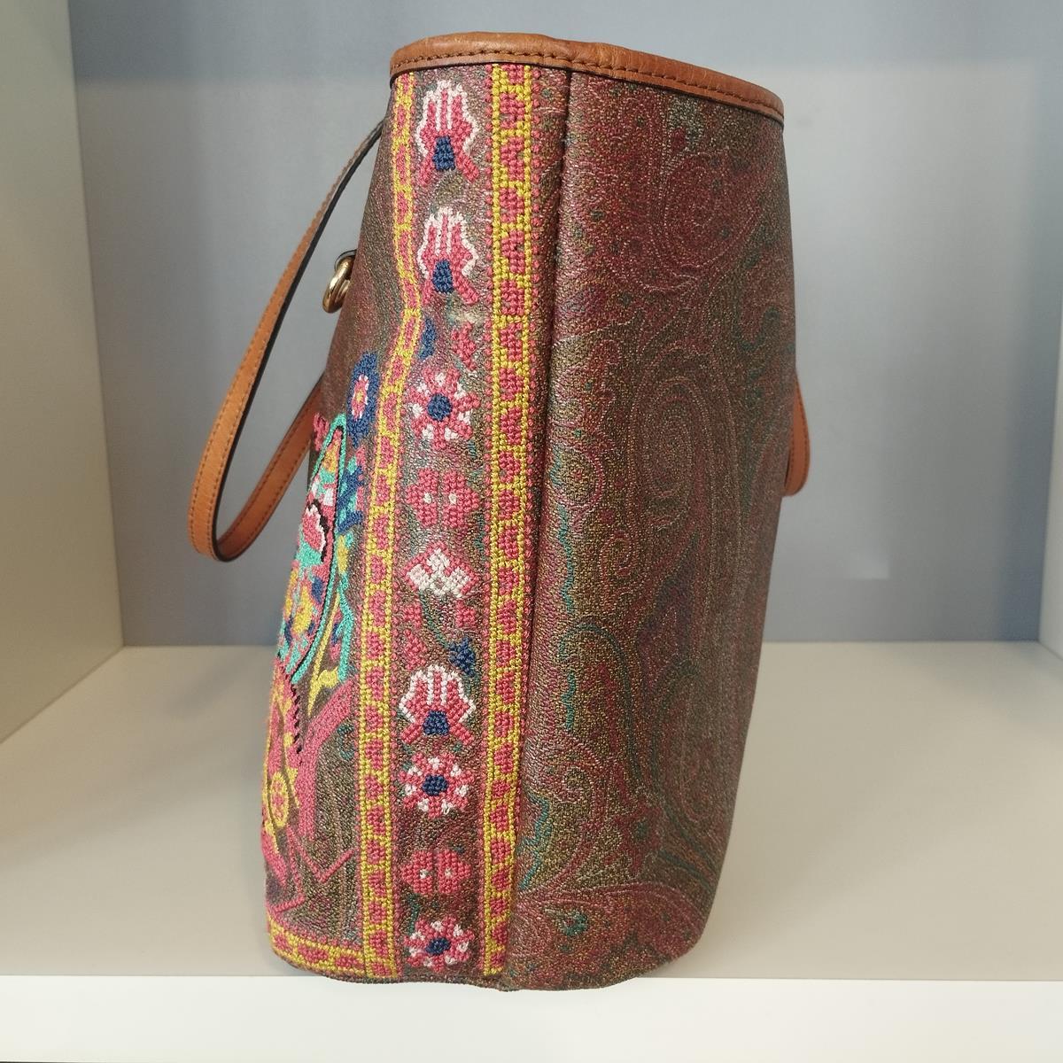 Women's Etro Payslei Jacquard Shopping Bag