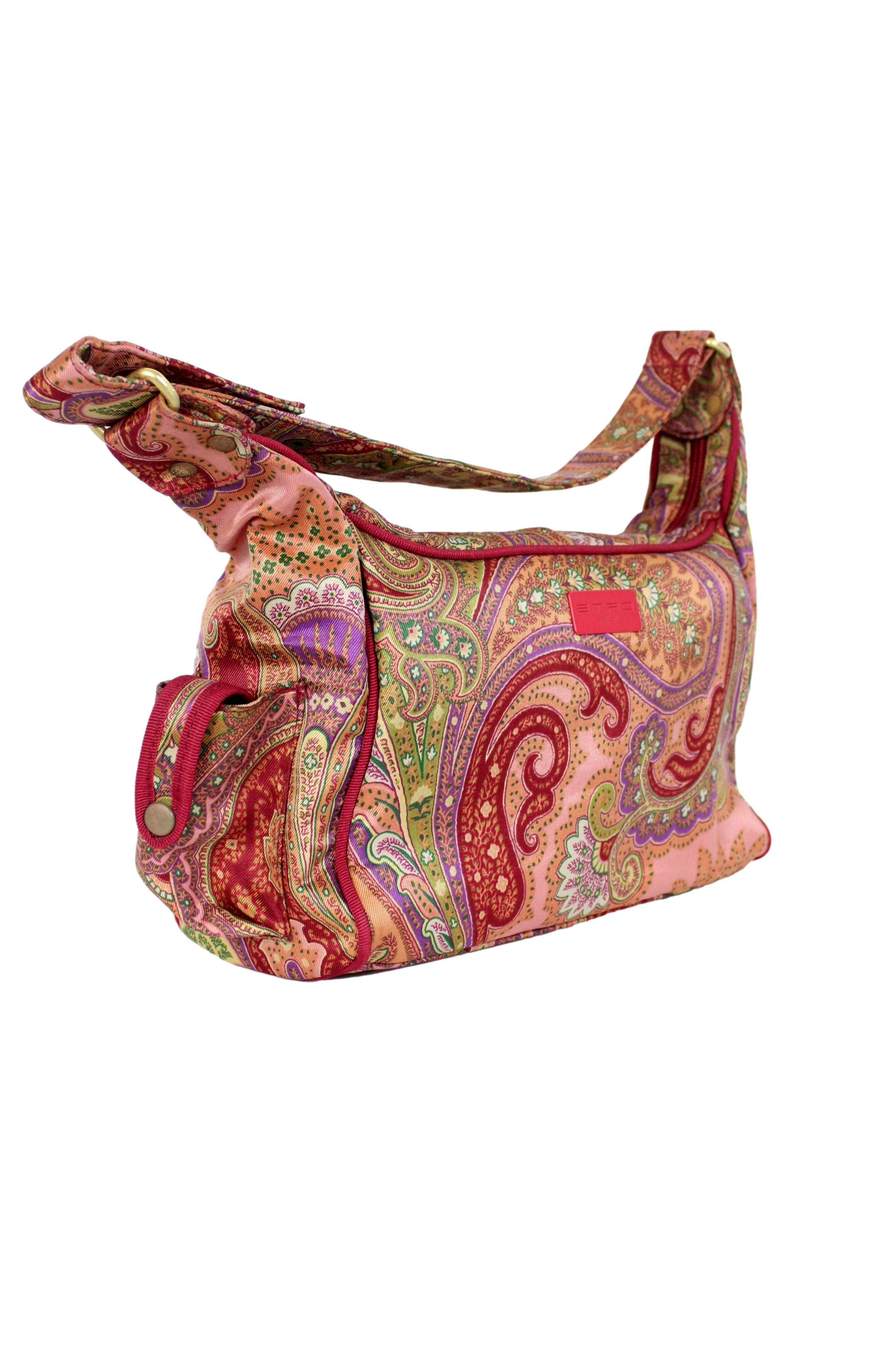 etro adjustable strap satchel