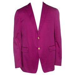 Etro Pink Cotton Mineide Soft Blazer L