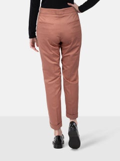 Etro Pink Slim Fit Mid Rise Trousers Size M