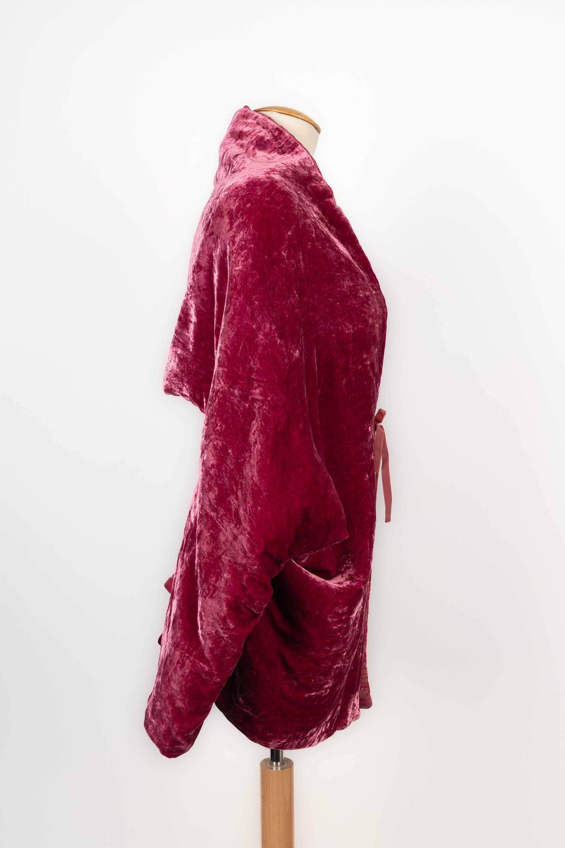 Etro Pink Velvet Jacket For Sale 2