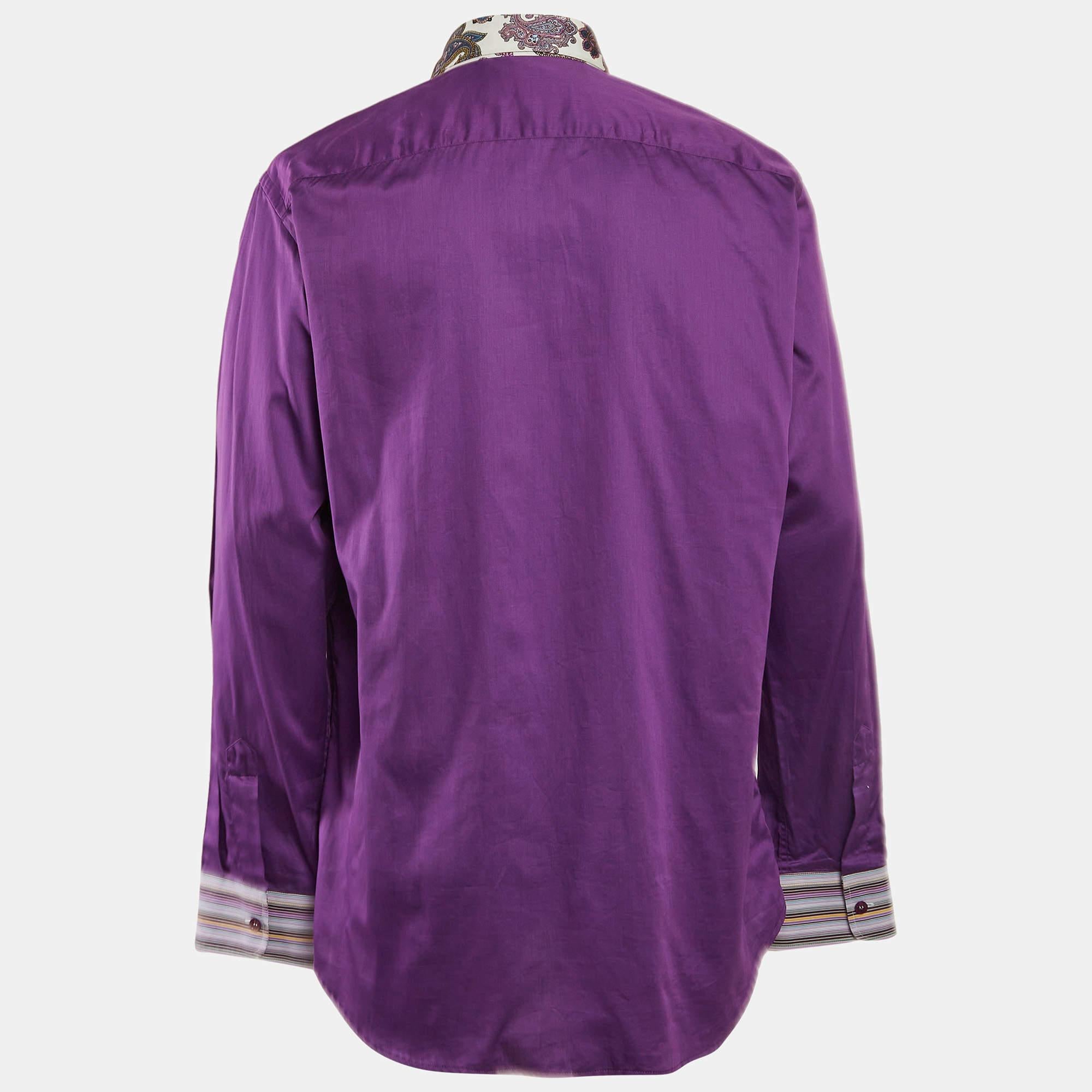 How fabulous does this designer shirt look It is made of fine materials and features a fitted silhouette. Pair it with pants and loafers for a cool ensemble.