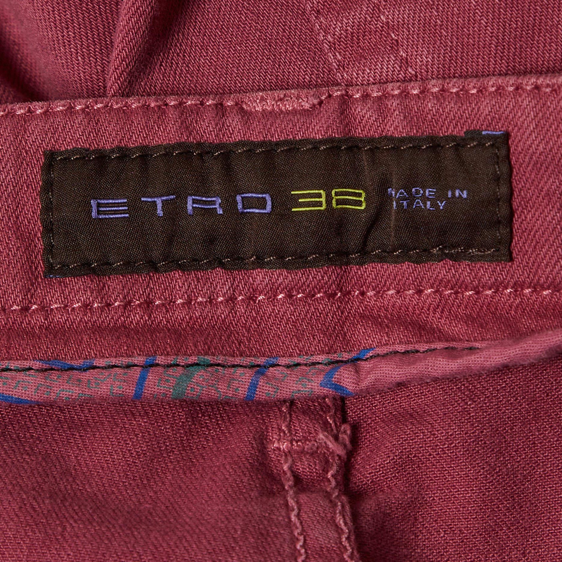Etro Détail Badge Detail Jeans XXL taille 38