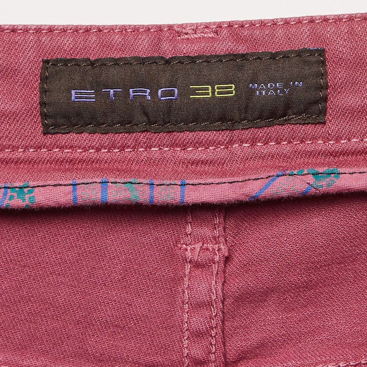 Etro Détail Badge Detail Jeans XXL taille 38