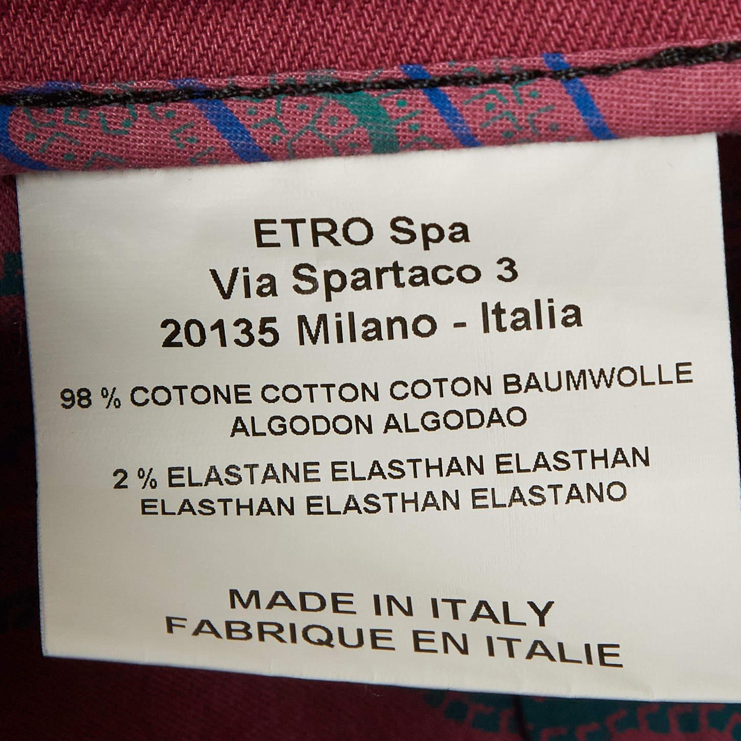 Etro Détail Badge Detail Jeans XXL taille 38