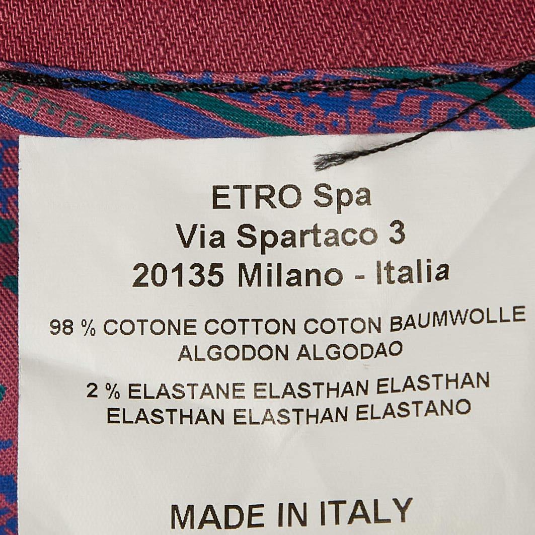 Etro Détail Badge Detail Jeans XXL taille 38