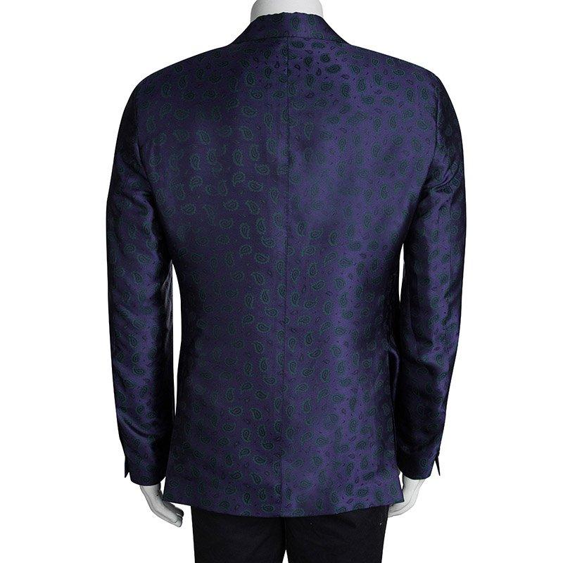 purple paisley sport coat