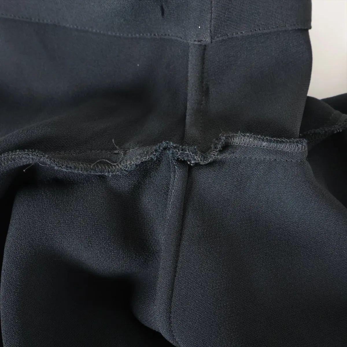 Etro, camicia in rayon con bottoni arancioni e strass, abito al ginocchio nero in vendita 5