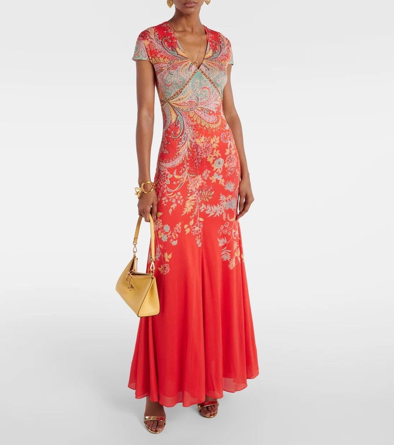 etro red dress Etro