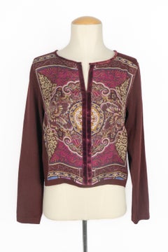 Etro silk and mesh top