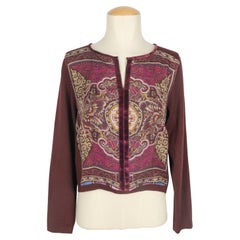 Etro silk and mesh top
