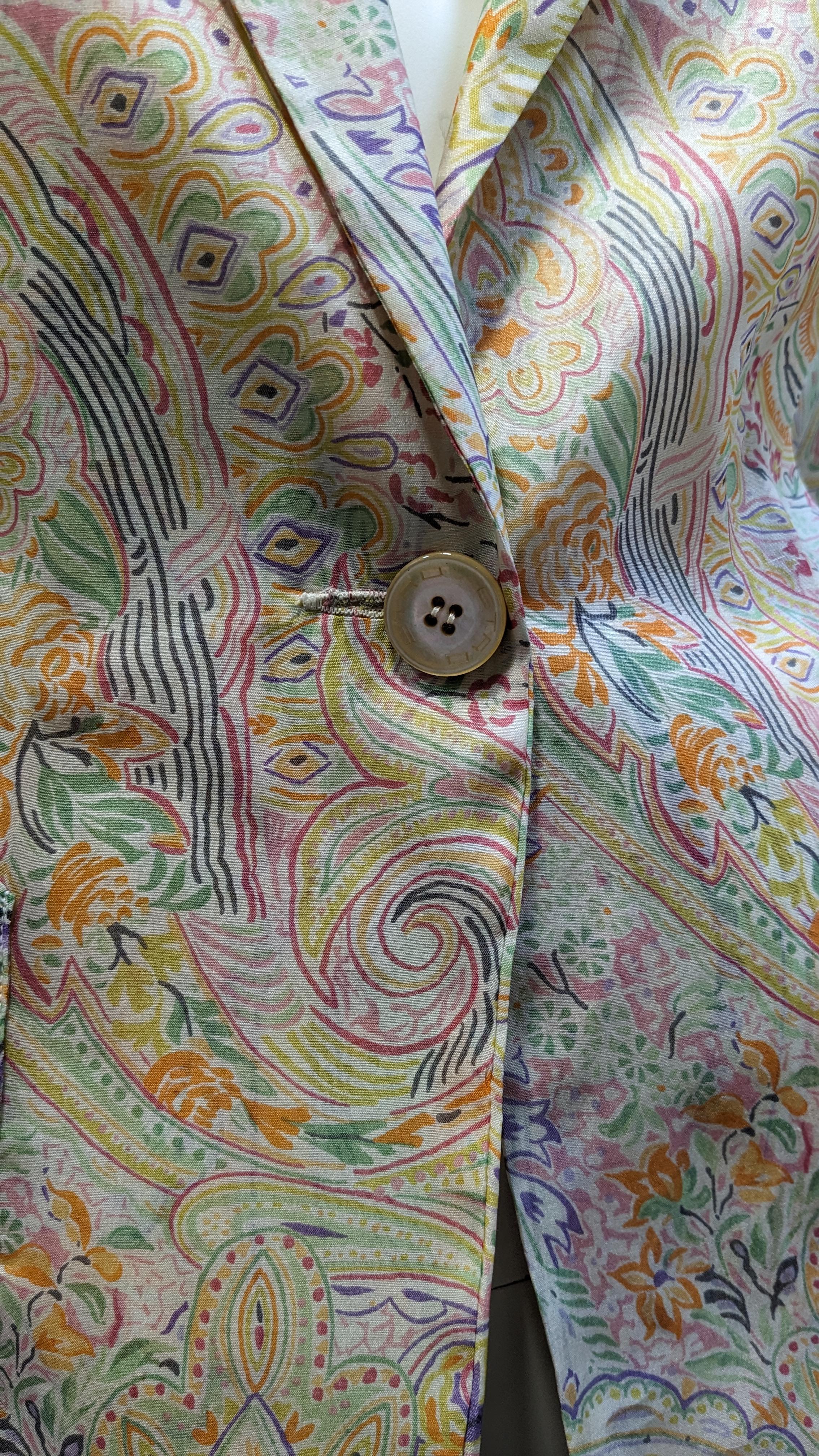 ETRO Silk jacket made in Milano Italy Etro In Excellent Condition For Sale In  Bilbao, ES