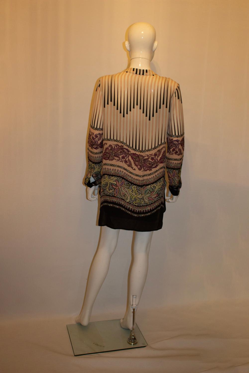 Etro - Camicia da notte in seta In condizioni buone in vendita a London, GB