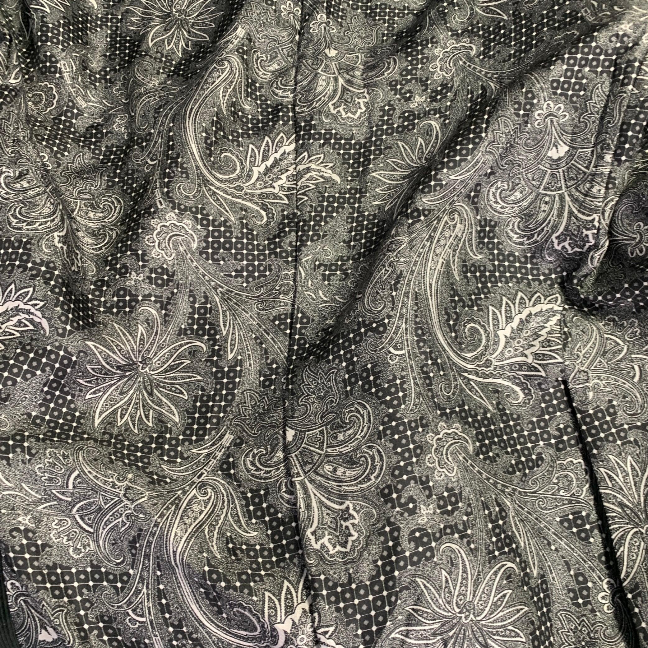 ETRO Size 38 Black Corduroy Cotton Blend Notch Lapel Sport Coat For Sale 4