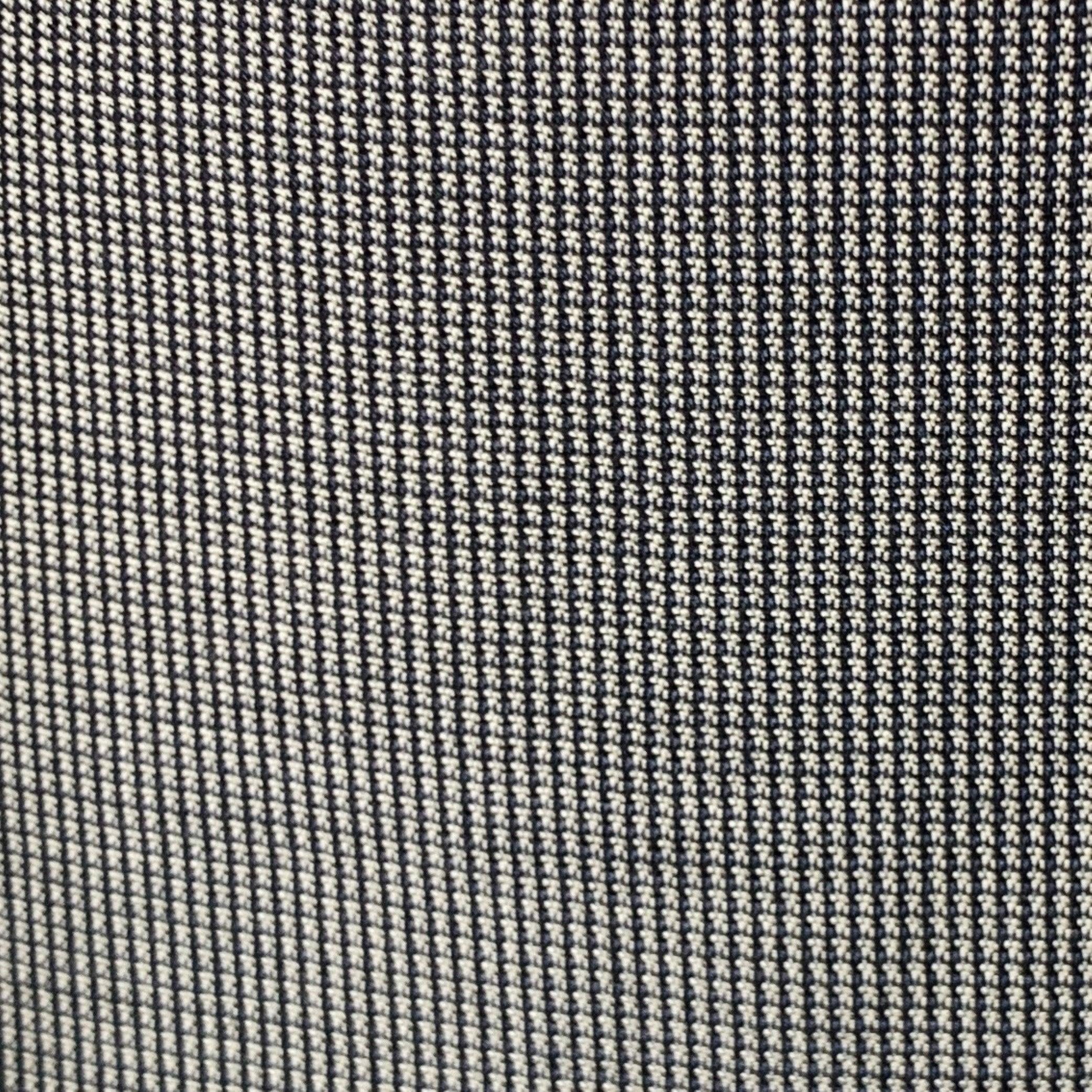 ETRO sport coat in a black & white wool silk blend fabric featuring all over nailhead pattern, notch lapel, double vented back, and double button closure. Made in Italy.Excellent Pre-Owned Condition. 

Marked:   54 

Measurements: 
 
Shoulder: 17