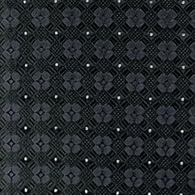 Men's ETRO Size 46 Black Grey Jacquard Polyester Blend Vest For Sale